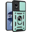 Husă blindată pentru Oppo Reno 10 / 10 Pro, CamShield Slide, verde