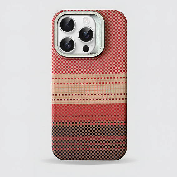 Carcasă pentru iPhone 15 Pro, cadru Kickstand, pentru MagSafe, Sunset Orange