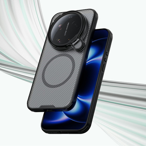 Husă magnetică Nillkin CamShield Prop pentru Xiaomi 17 Ultra, negru