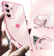 Huse pentru Samsung Galaxy S25 FE, Electro heart, roz rose gold