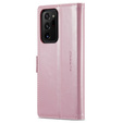 Carcasă flip CASEME pentru Samsung Galaxy Note 20 Ultra, Waxy Textured, roz