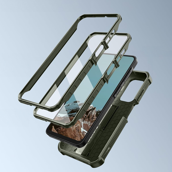 Carcasă blindată Dexnor Full Body (două rame) pentru Samsung Galaxy A17