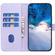 Cu clapetă pentru Samsung Galaxy A55 5G,BINFEN Wallet, violet