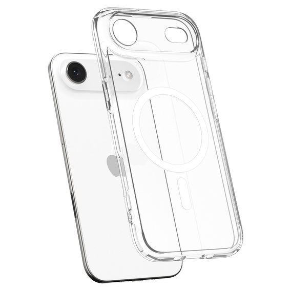 Carcasă Spigen Ultra Hybrid MagSafe pentru iPhone Air, transparentă/albă
