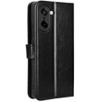 Cu clapetă pentru OnePlus Nord CE5, Crazy Horse Wallet, negru