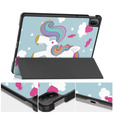 Husă pentru Huawei MatePad SE 11 2024, Smartcase, unicorn