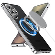 Carcasă de protecție pentru camera foto pentru Samsung Galaxy S25 Ultra, CamShield MagSafe, de argint
