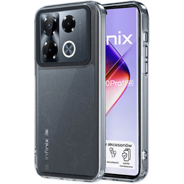 Huse pentru Infinix Note 40 Pro Plus, Fusion Hybrid, transparentă