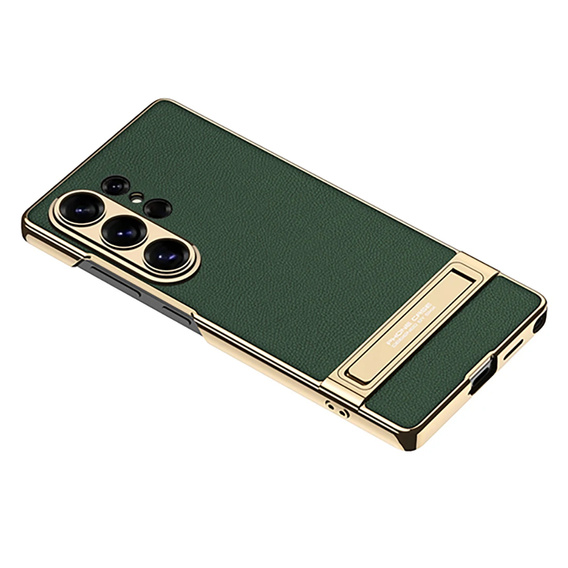 Husă din piele Electro Frame cu suport pentru Samsung Galaxy S26 Ultra