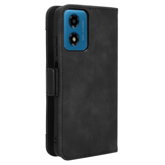 Cu clapetă pentru Motorola Moto G24 / G24 Power / G04, Card Slot, negru