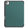 Husă pentru iPad Pro 11" 2024 (5 gen.), Smartcase cu spațiu pentru stylus, verde