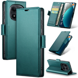 Husă flip lucioasă ERBORD Litchi pentru Xiaomi Redmi Note 15 Pro 5G