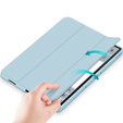 Husă pentru Lenovo Tab P12, Smartcase cu spațiu pentru stylus, albastru