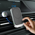 Suport auto cu încărcător inductiv Magsafe pentru iPhone 12/13/14/15/16 Pro/Plus/Max
