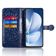 Husa cu clapetă pentru Realme Note 70T 4G, Wallet Rhombus, albastru