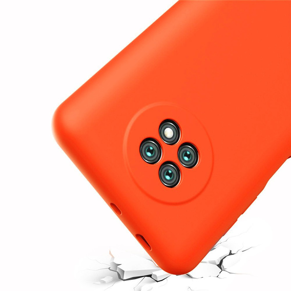 Husa pentru Xiaomi Redmi Note 9T 5G, Silicone Lite, roșu