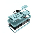 Husă blindată pentru Samsung Galaxy S23 FE, CamShield Slide, verde