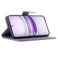 Cu clapetă pentru Realme 14X / Realme C75, Butterfly, violet