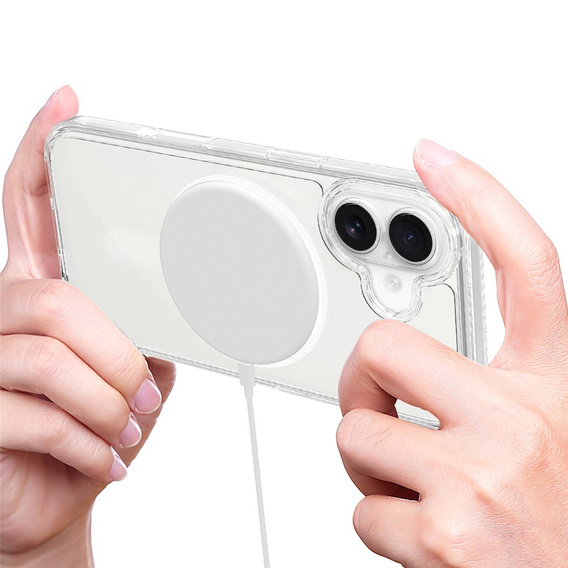 Husă pentru iPhone 17, pentru MagSafe, transparentă