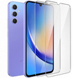 2x sticlă călită pentru Samsung Galaxy A34 5G, ERBORD 9H Hard Glass pe ecran