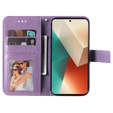Cu clapetă pentru Xiaomi Redmi Note 13 5G, Mandala, violet