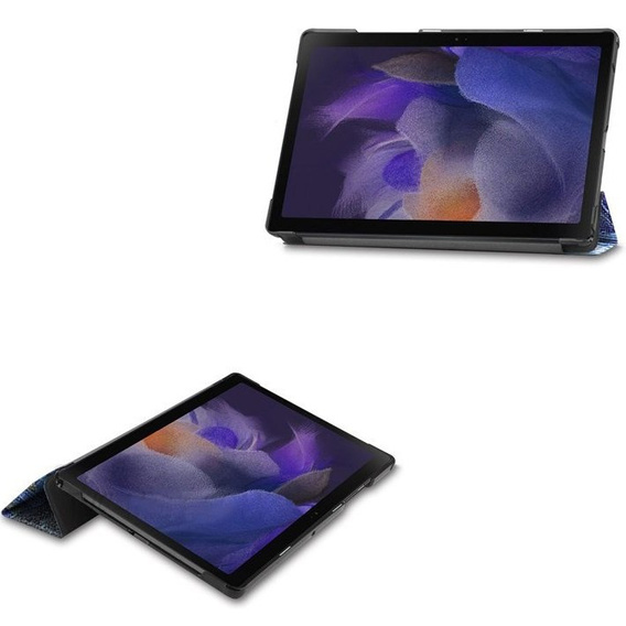Husă pentru Samsung Galaxy Tab A8 10.5 SM-X200 SM-X205, Smartcase, albastru