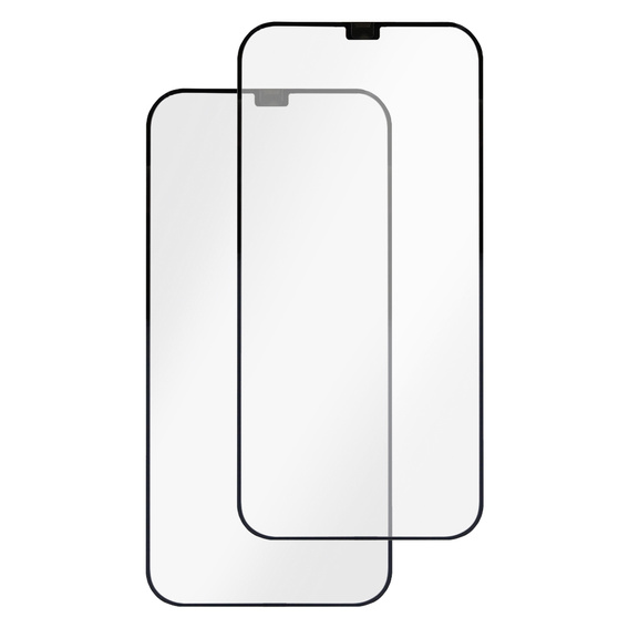 2x Sticlă temperată pentru iPhone 12 Pro Max, ERBORD Easy App Full Screen Protector
