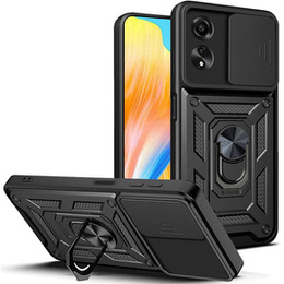 Husă blindată pentru Oppo A38 4G / Oppo A18 4G, CamShield Slide, negru