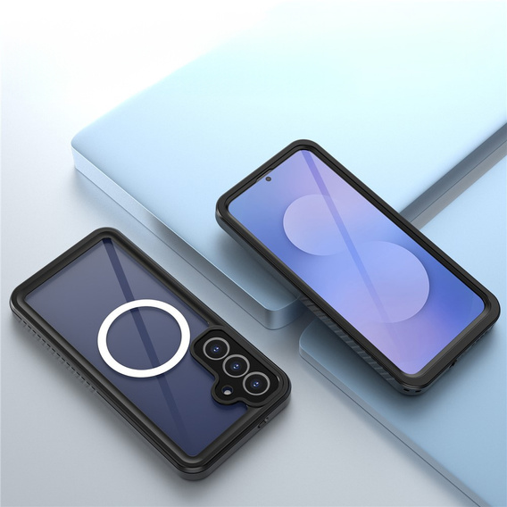 Carcasă impermeabilă Redpepper IP68 cu protecție 360° și MagSafe pentru Samsung Galaxy S25 FE