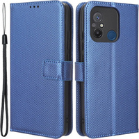 Cu clapetă pentru Xiaomi Redmi 12C, Wallet, Smart Magnet, albastru