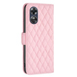 Cu clapetă pentru Oppo A17, Wallet, BINFEN COLOR, roz