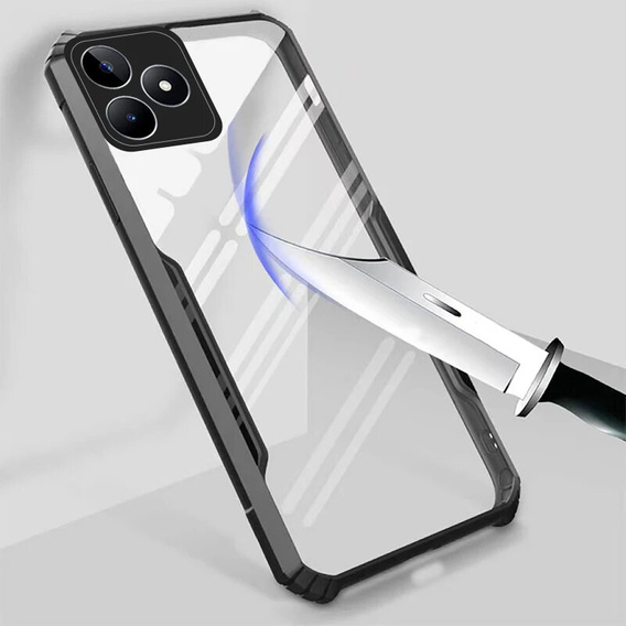 Huse pentru Realme Note 50, AntiDrop Hybrid, negru