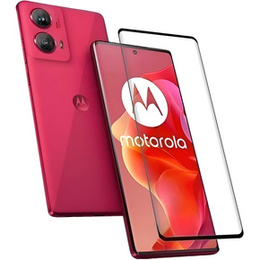 Sticlă călită 3D pentru Motorola Moto G85, cadru negru