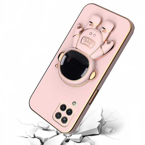 Huse pentru Samsung Galaxy A12 / M12 / A12 2021, Astronaut, roz rose gold
