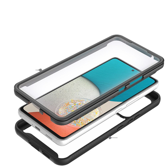 Carcasă pentru Samsung Galaxy A53 5G, Shockproof, cu folie, albastru