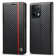 Carcasă cu clapetă pentru Xiaomi Redmi Note 13 5G, Carbon LC.IMEEKE, negru