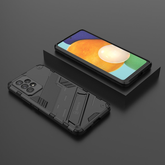 Husa pentru Samsung Galaxy A53 5G, Military kickstand, albastru