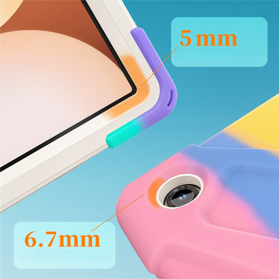 Husă blindată cu suport și curea de umăr pentru Samsung Galaxy Tab A11+