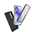 Husa pentru Samsung Galaxy A55, ERBORD Rugged Case, negru (două rame)