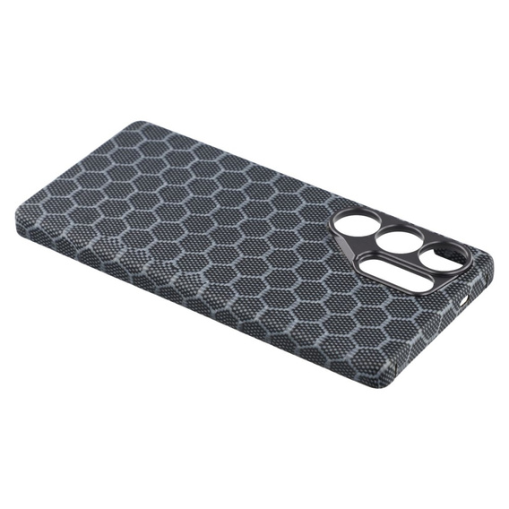 Carcasă pentru Samsung Galaxy S25 Ultra, Aramid Fiber MagSafe, negru