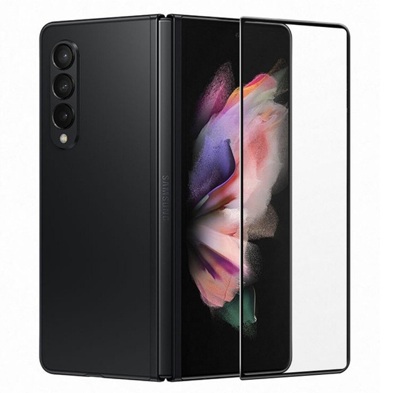 Sticlă călită 3D pentru Samsung Galaxy Z Fold 4 5G, negru