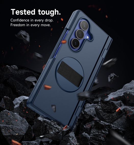 Husă Suritch cu suport 360° și protecție ecran integrată pentru Samsung Galaxy Z Fold7