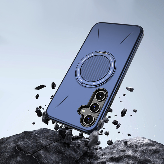 Husă MagSafe cu suport pentru Samsung Galaxy A57 5G, albastră