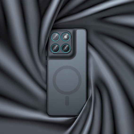Husă pentru Motorola Edge 60 / 60 Fusion, pentru MagSafe, ERBORD Matt Case, negru