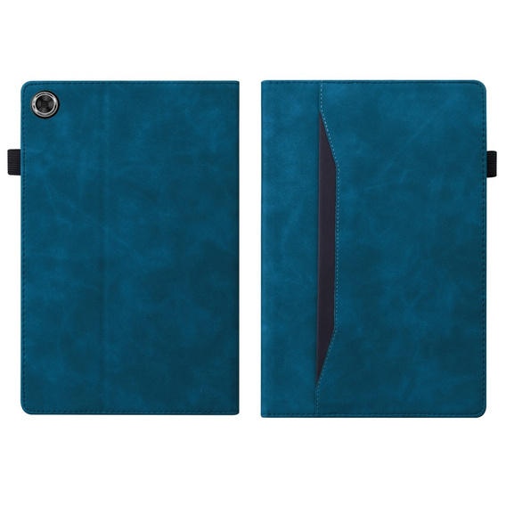 Husă pentru Lenovo Tab M10 Plus 10.6 Gen 3 TB-125F TB-128F, Classic, cu spațiu pentru stylus, albastru