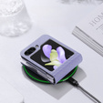 Husă Dux Ducis pentru Samsung Galaxy Z Flip5 5G, Bril, violet