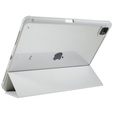 Husă pentru iPad Pro 12.9" 2022/2021/2020 (6/5/4 gen.), Smartcase Hybrid, cu spațiu pentru stylus, gri