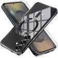 Husă pentru Samsung Galaxy S25, Electro MagSafe, negru + Sticlă pentru ecran