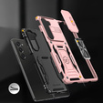 Husă blindată pentru Samsung Galaxy Z Fold6 5G, CamShield Slide, roz rose gold
