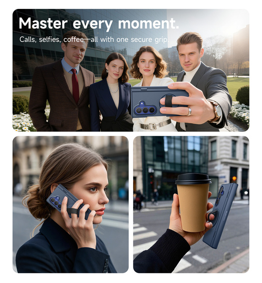 Husă Suritch cu suport 360° și protecție ecran integrată pentru Samsung Galaxy Z Fold7